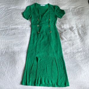 All in Favor Green Dress - Size M